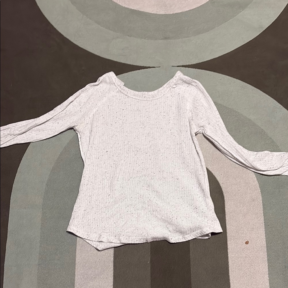 White Long Sleeve Top
